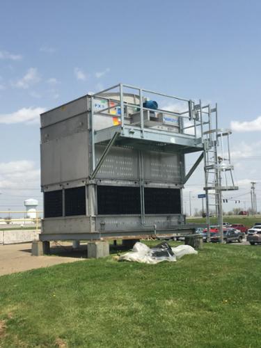 New Marley MD cooling tower at a manufacturing plant.