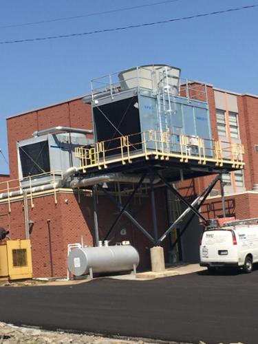 New Marley NC cooling tower on a regional hospital.